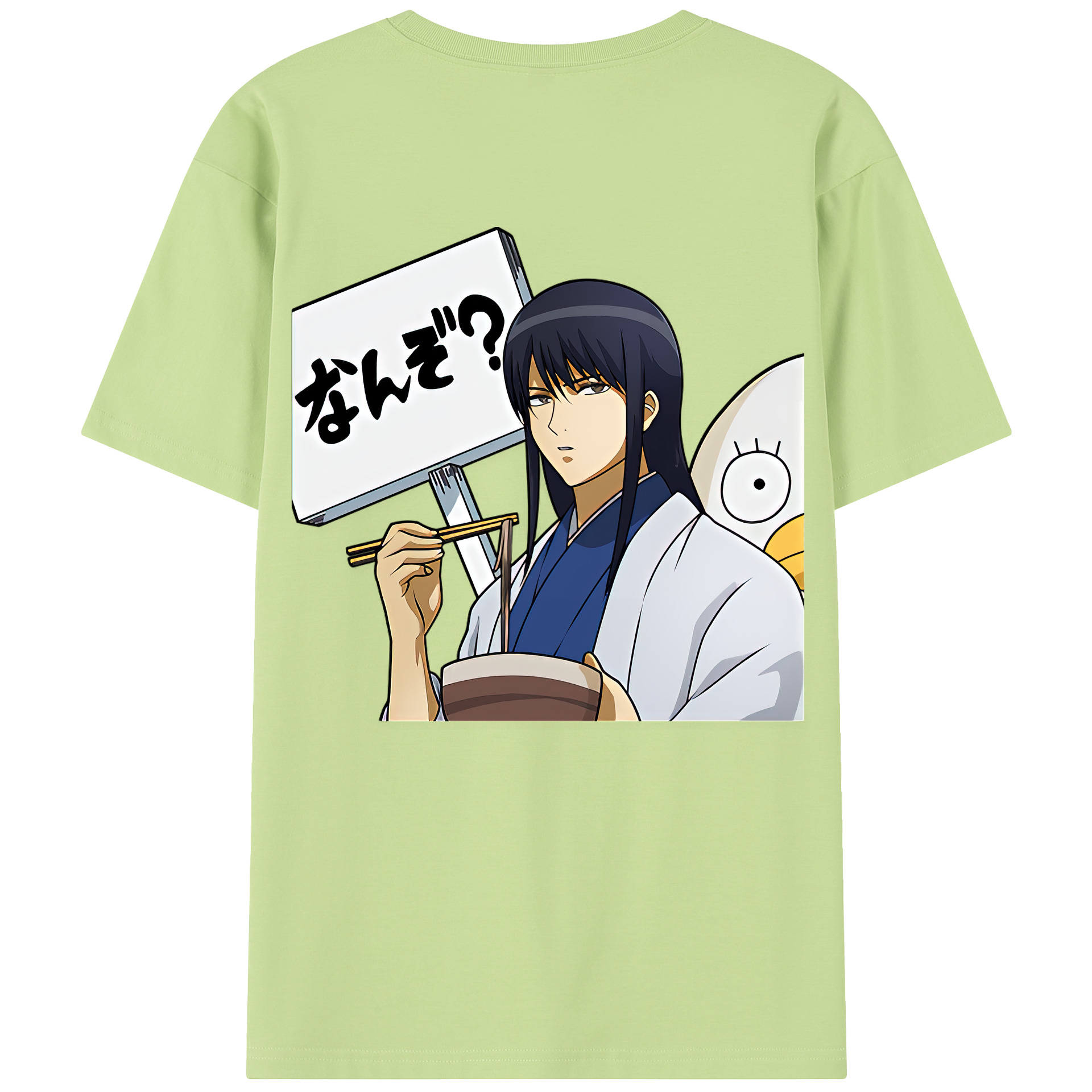 （画像用） ぎんたま 坂田銀時（さかたぎんとき） 神楽 志村新八（しむら しんぱち） GINTAMA Sakata Gintoki Kagura Shimura Shinpachi 綿100％半袖Tシャツ（背面プリント）